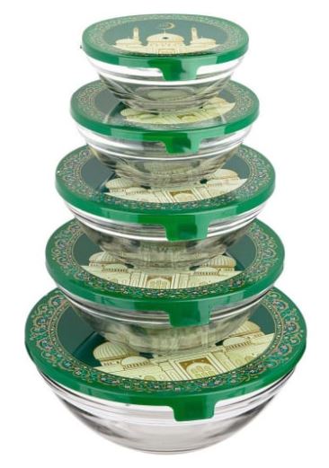 НАБОР МИСКИ С КРЫШКОЙ AGNESS 